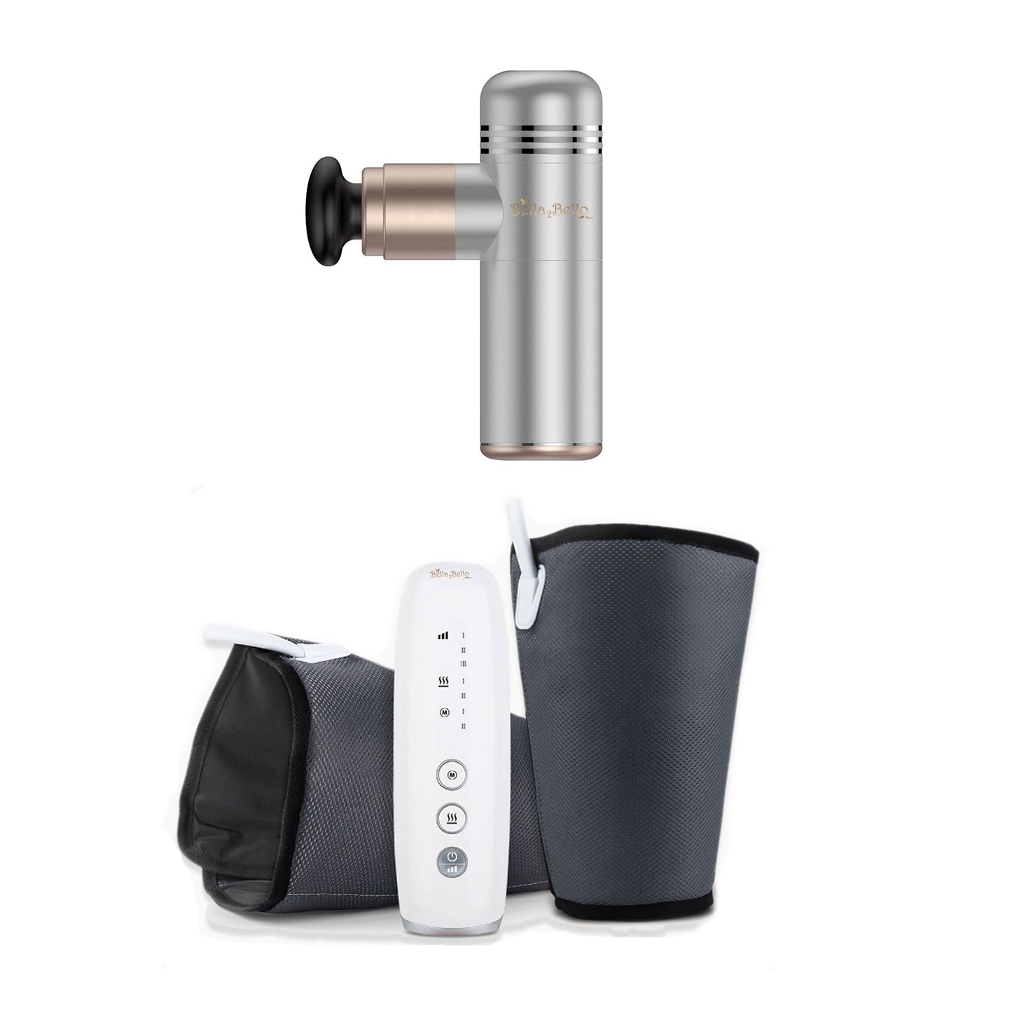 Bella Mini Massage Gun and leg compression bundle