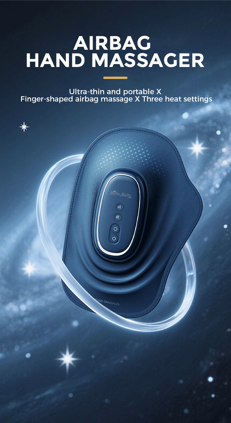 Bella2Bello Heated Hand Massager for Pain, Stiffness & Tired Hands