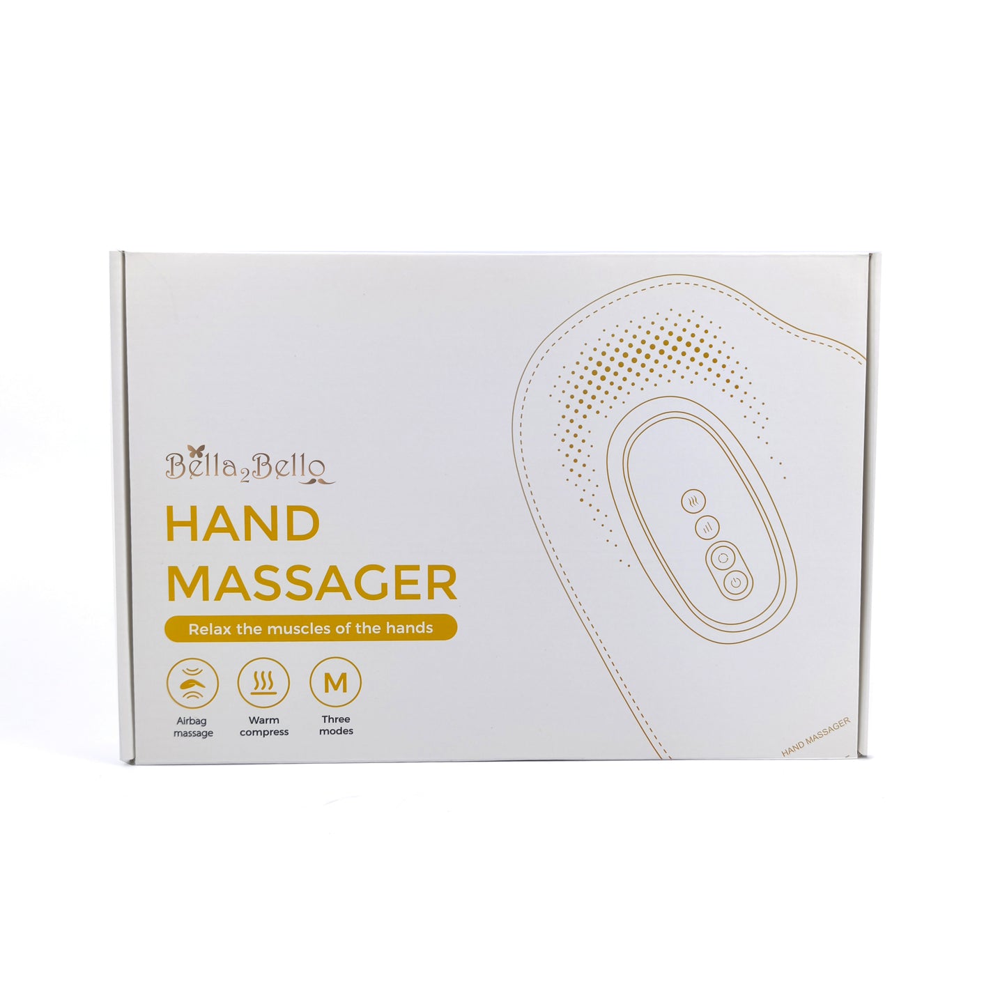 Bella2Bello Heated Hand Massager for Pain, Stiffness & Tired Hands