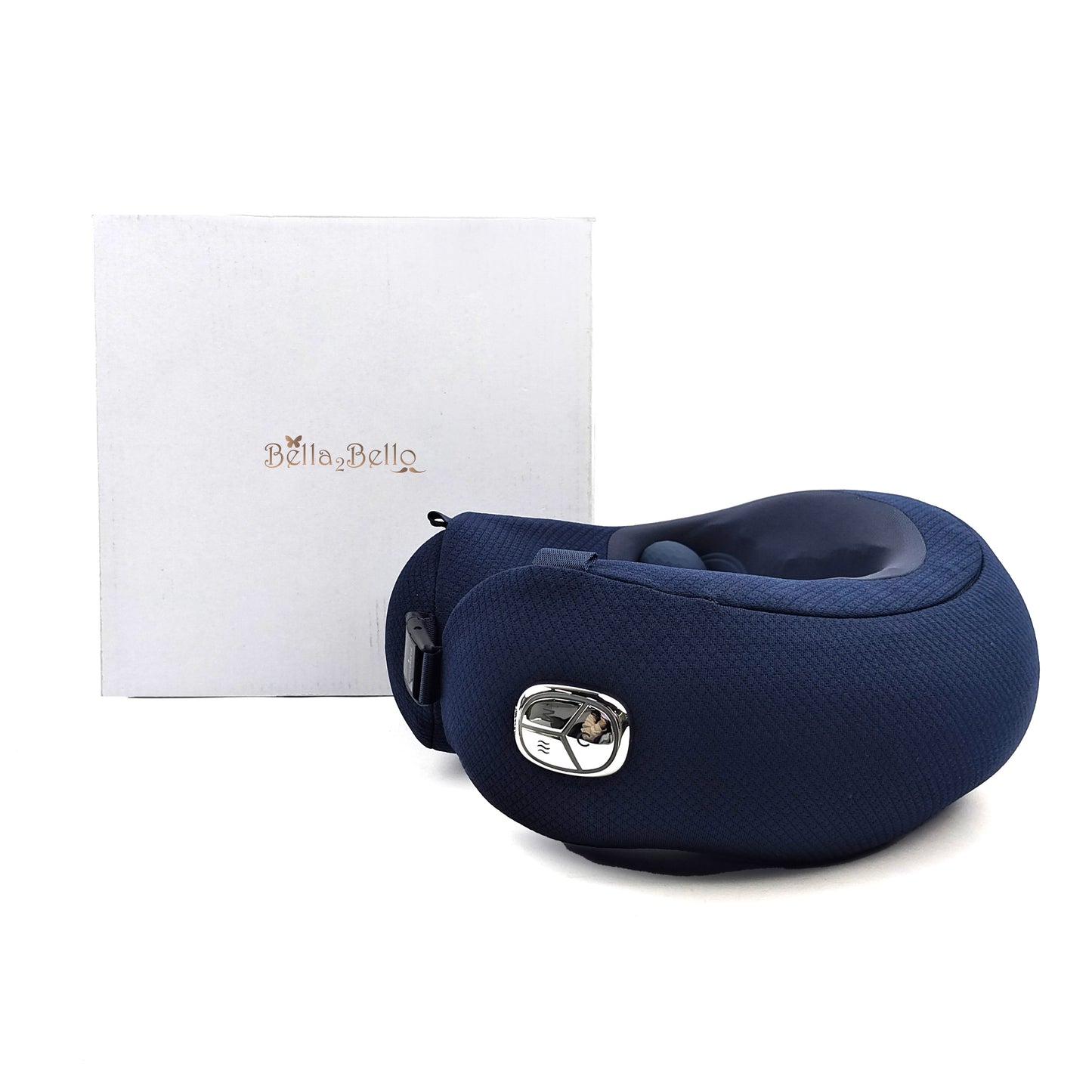 Bella2Bello Heated Shiatsu Massage Pillow for Muscle Pain, Tension & Recovery