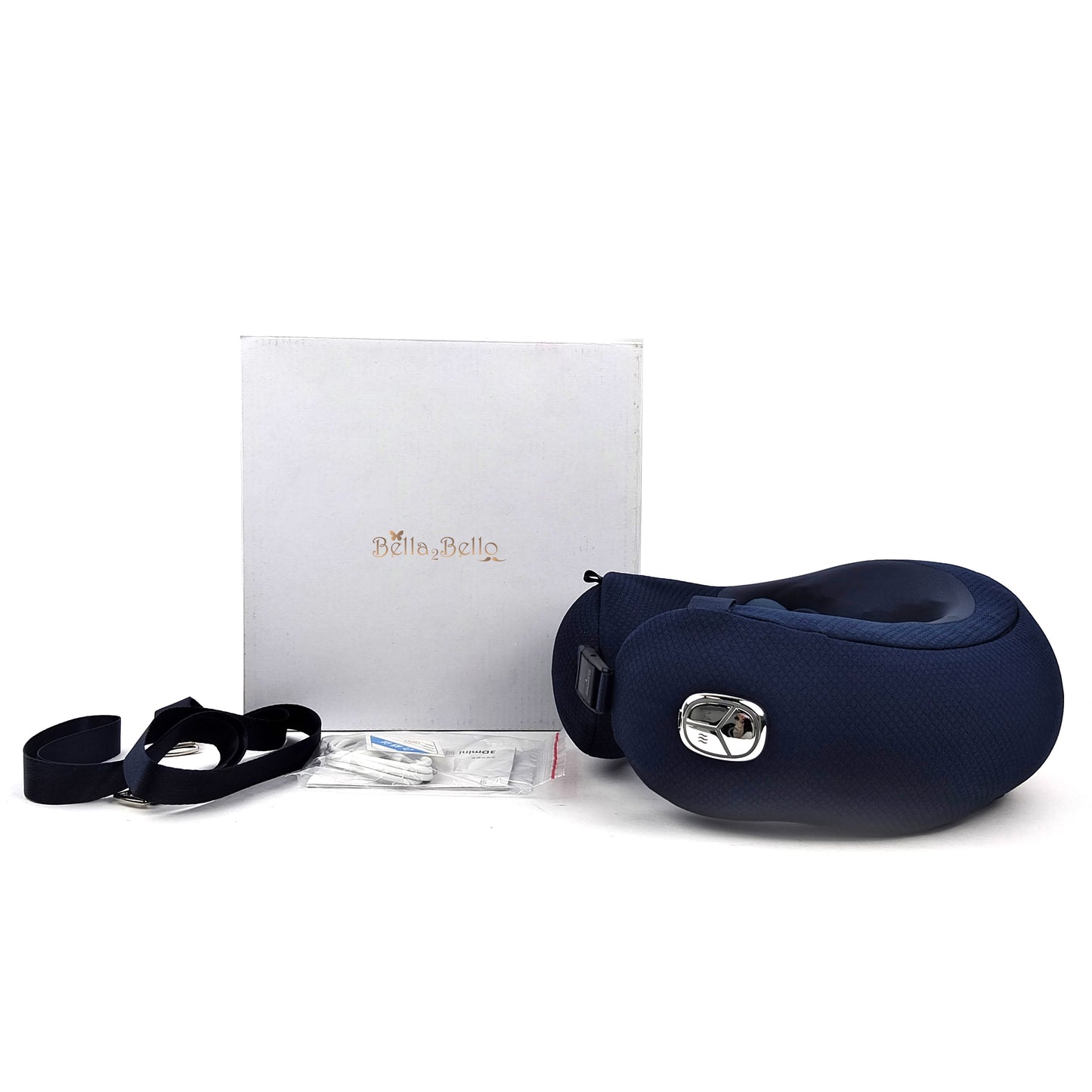 Bella2Bello Heated Shiatsu Massage Pillow for Muscle Pain, Tension & Recovery