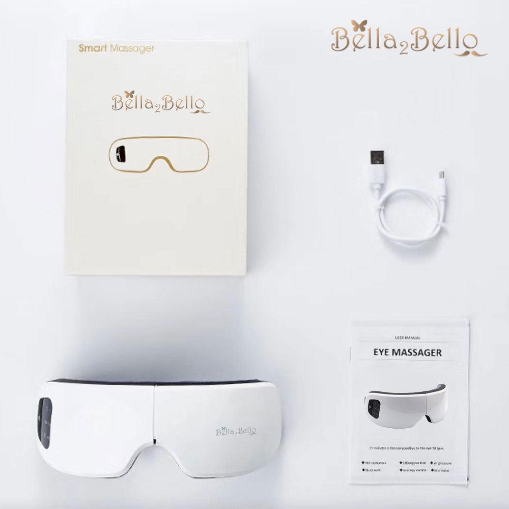 Bella2Bello's Electric Bluetooth LUX 3D Air Compression Vibration Eye Bella2Bello's Electric Bluetooth LUX 3D Air Compression Vibration Eye
