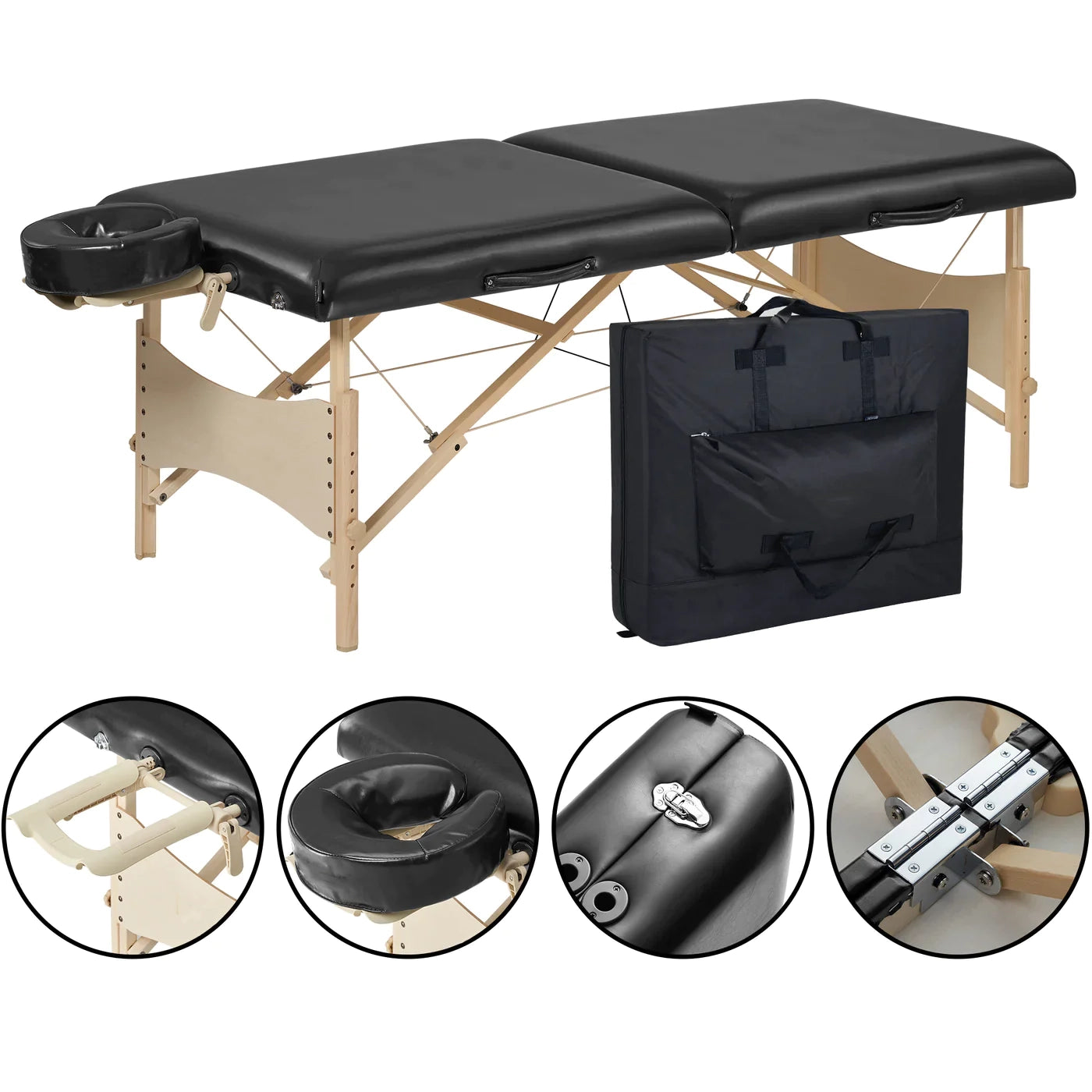 Bella2bello 30" Balboa™ Portable Massage Table NO-Frills Package with Ambient Light