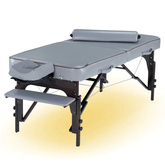Bella2bello 30" Montour Memory Foam Portable Massage Table Package with Ambient Light System