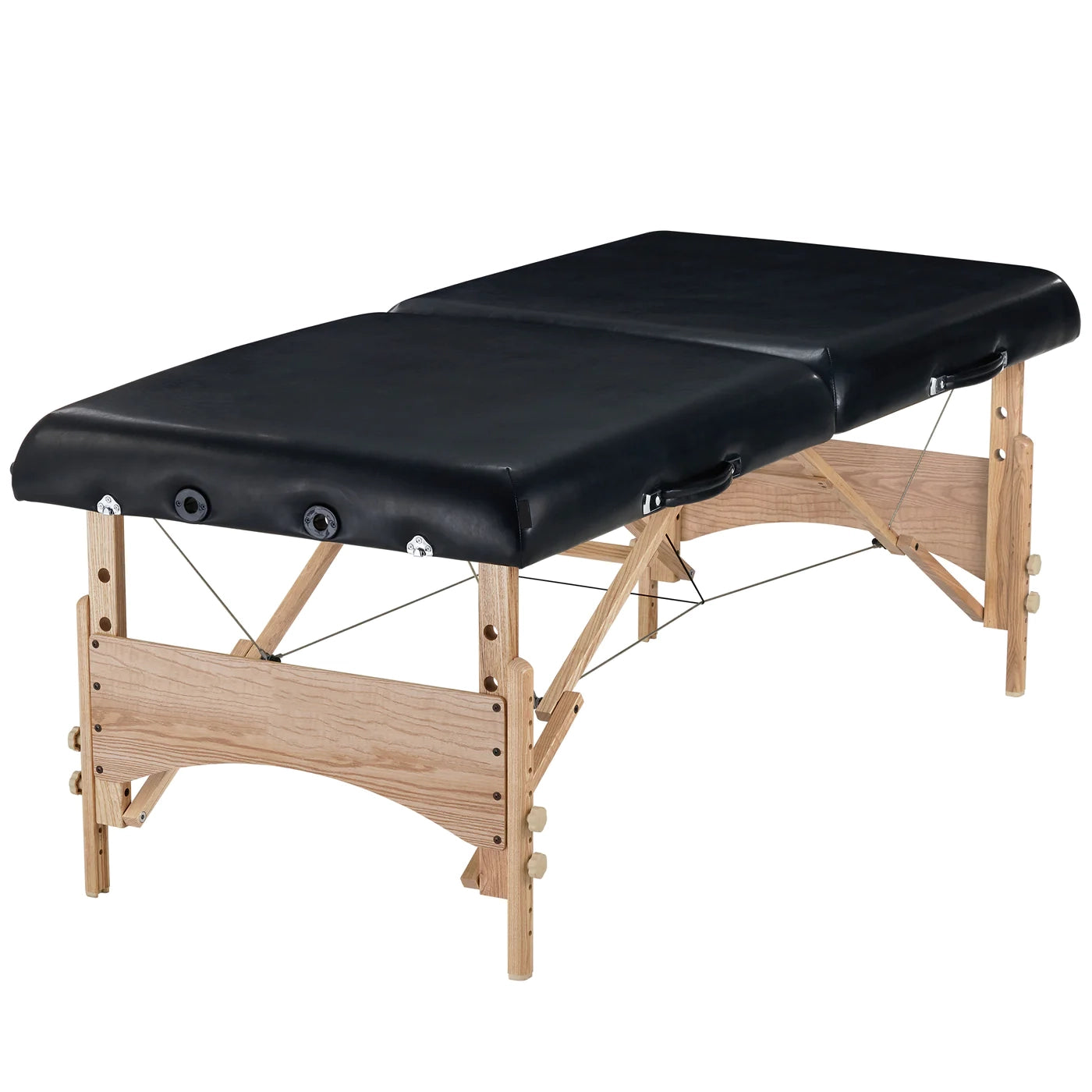Bella2bello 32" HUSKY GIBRALTAR™ XXL Portable Massage Table Package - Built for LARGER Clients! Supports an Enormous 3,200 lbs! (Black Color)