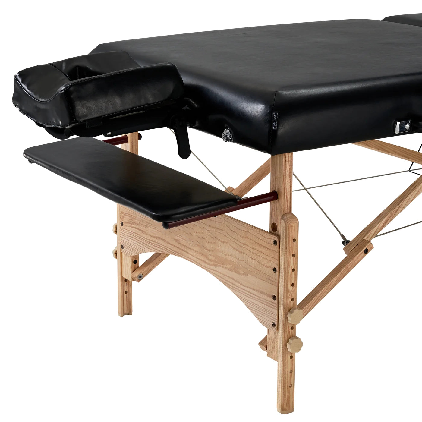 Bella2bello 32" HUSKY GIBRALTAR™ XXL Portable Massage Table Package - Built for LARGER Clients! Supports an Enormous 3,200 lbs! (Black Color)