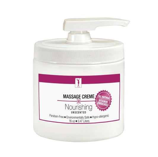 Organic & Unscented Nourishing Massage Cream - All Natural - Great for Your Skin!!!