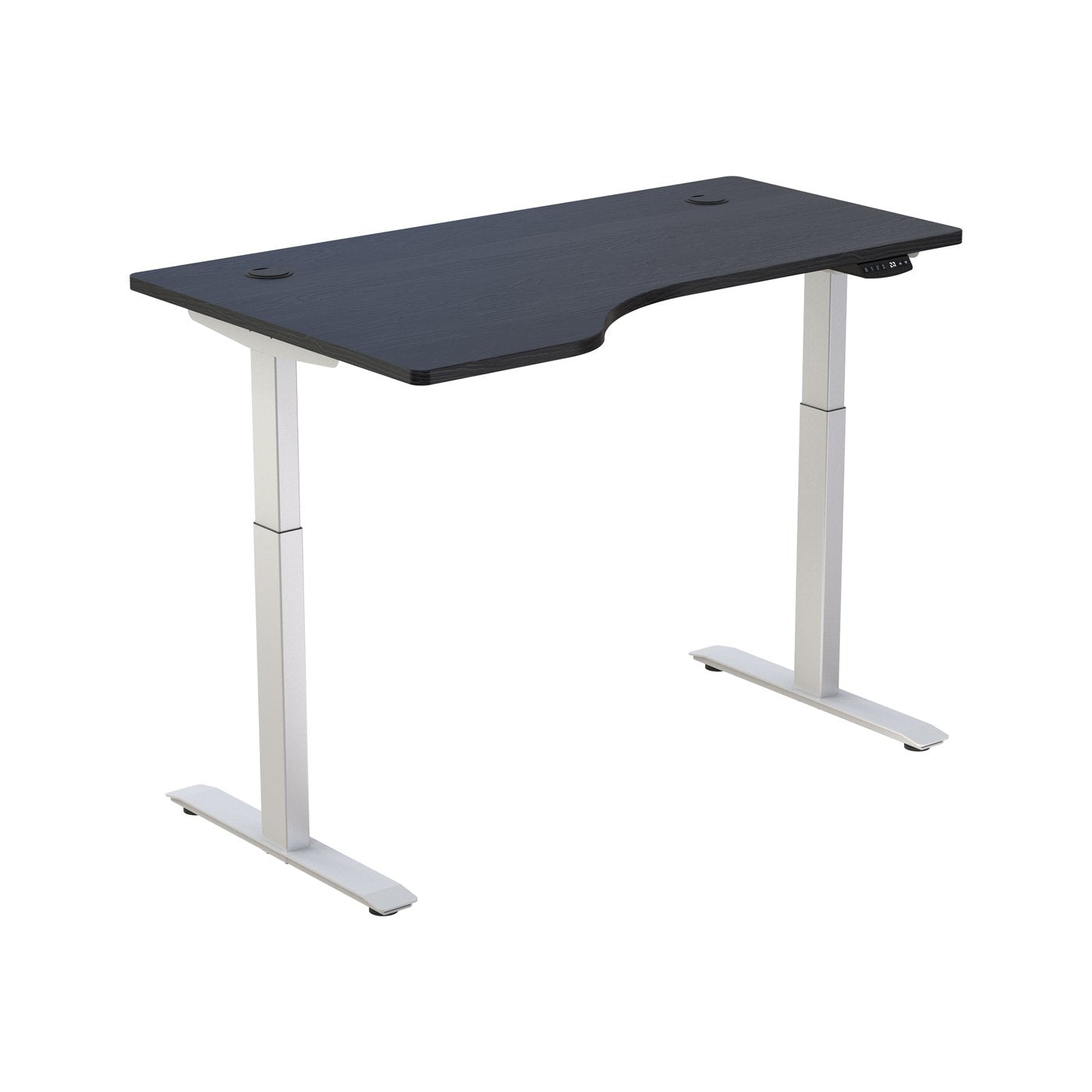Bella Electric Height Adjustable Right Handed Standing Desks (55"x33") for Home Office Workstation with 4 Color Option