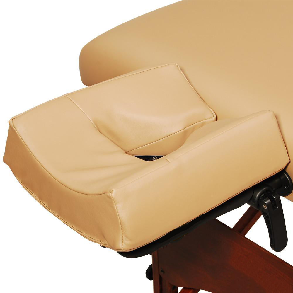 Bella2bello 30" DEAUVILLE™ Salon LX Portable Massage Table Package with Lift Back Action & a Stout 2.5" of Our High-density Multi-Layer Small Cell™ Foam! (Otter Color)