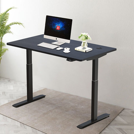 Bella Electric Height Adjustable Standing Desks with Rectangular Tabletop (55"x 31.5") for Home Office Workstation with 4 Color Option