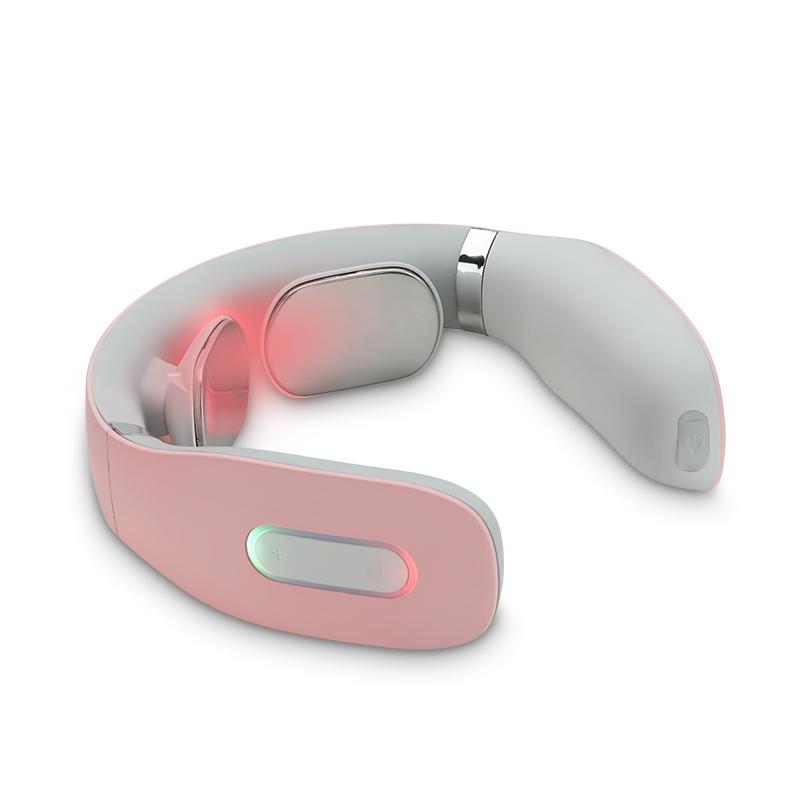 Bella2Bello's Intelligent Wireless Neck Massager with Heating System, 5 Pulse Modes and 16 Levels Vibration Intensity fore precise massage and Deep Relaxation (3 Color Options)