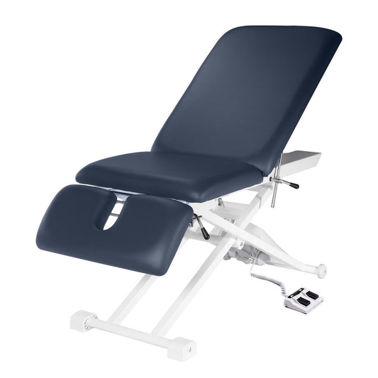 29” TheraMaster™ 3 Section Treatment Power Lift Electric Table Royal Blue