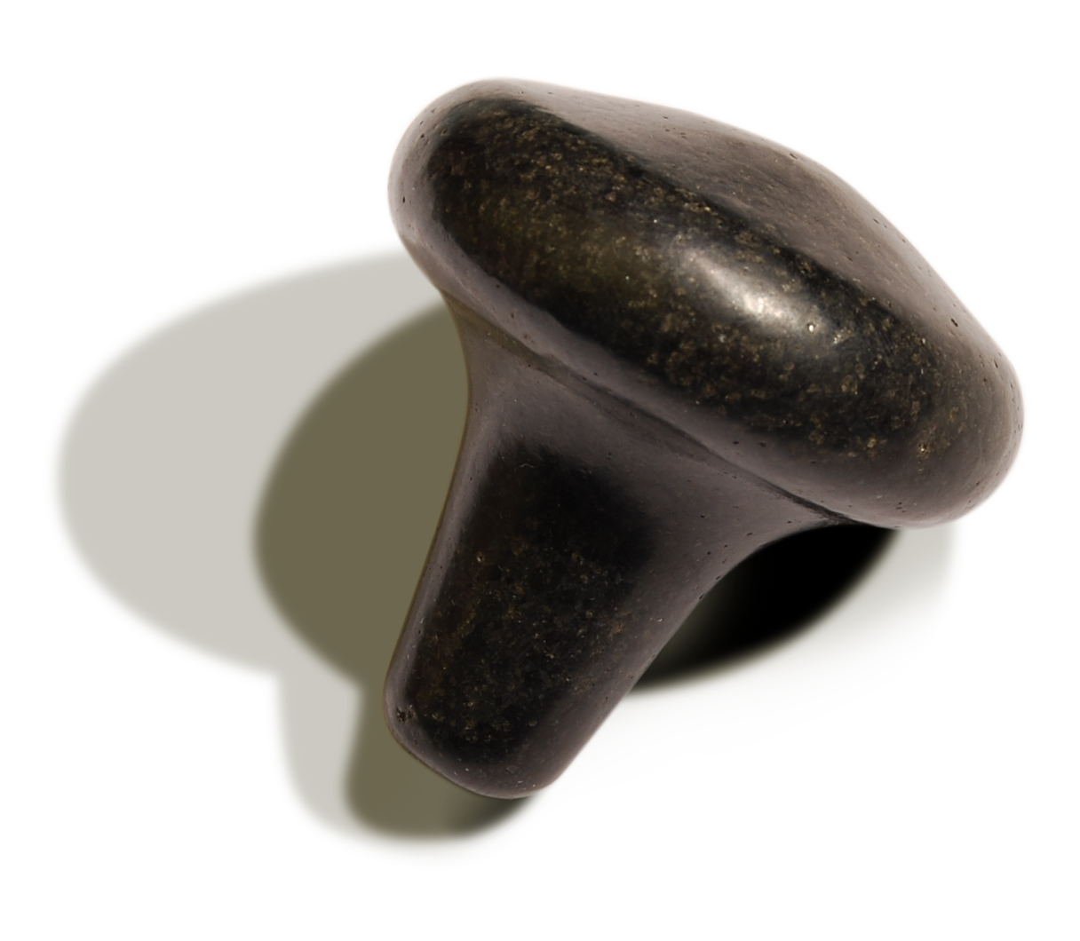 Mushroom Shape Balsalt Hot Massage Stone Trigger Presser Point 1 Piece(Φ2.5” x 2.5”)