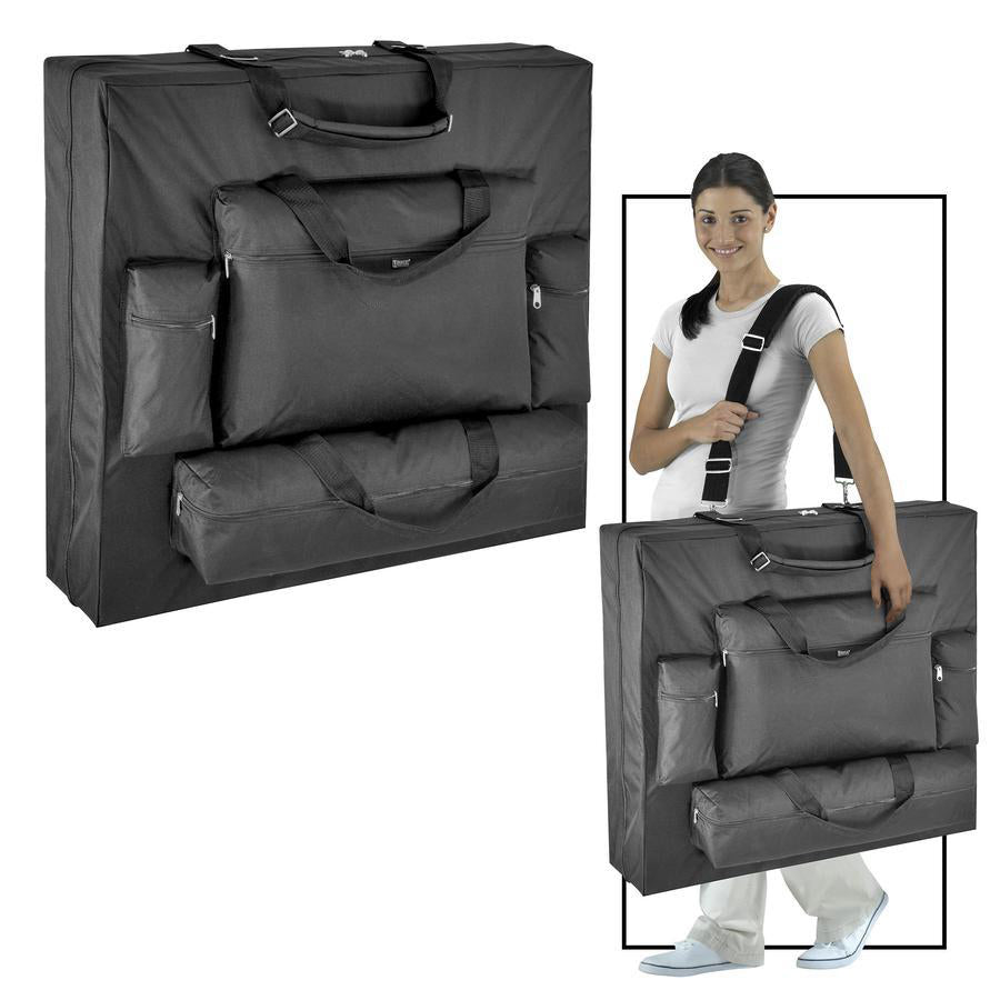 30" Montour Memory Foam Portable Massage Table Package Dove Grey