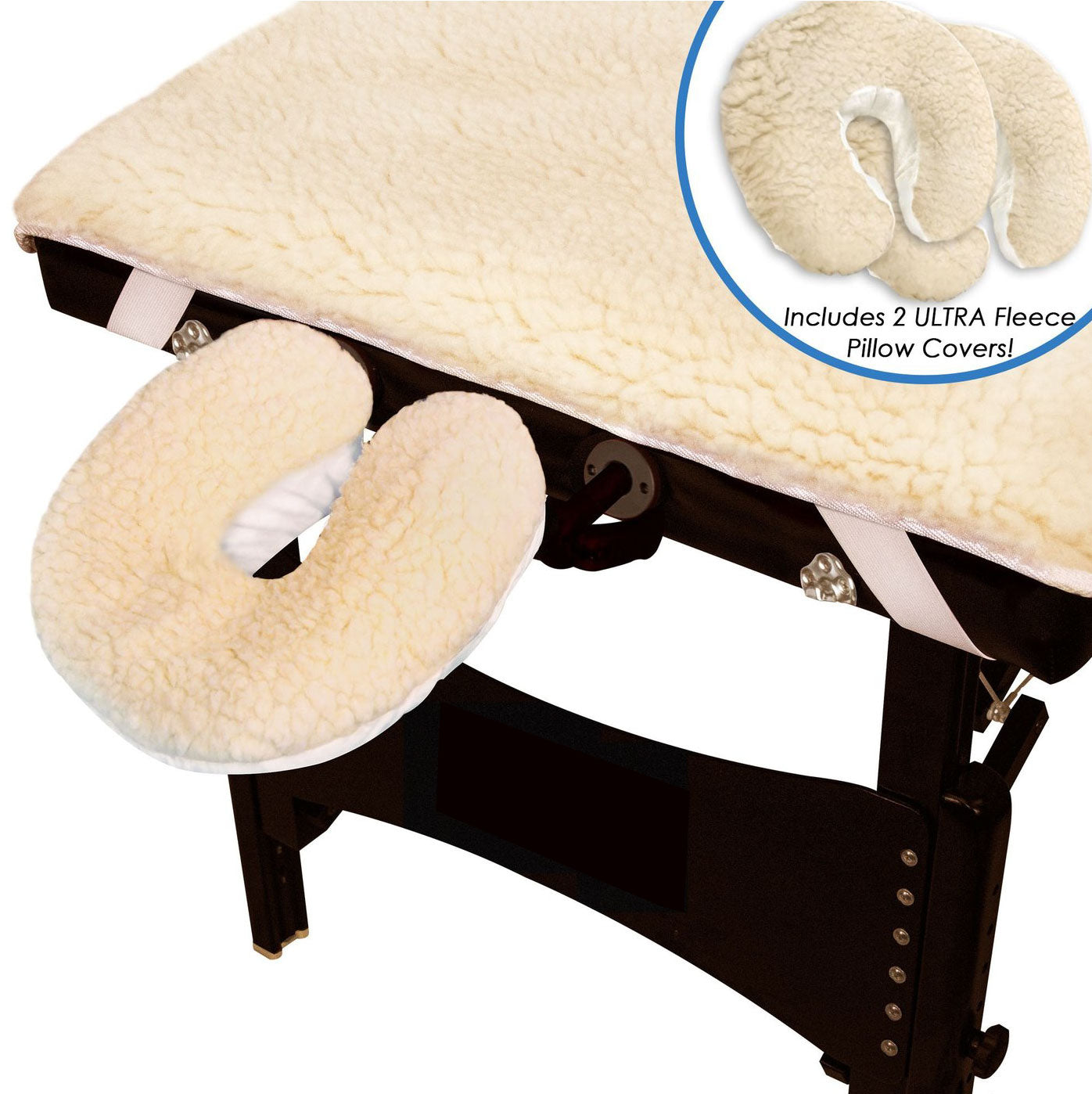 Ultra™ Fleece Massage Table Pad Set - Now 2X Thicker